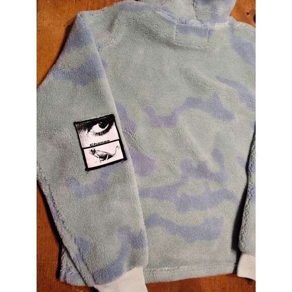 THE SHERPA DYED PATCH HOODIE BY JUNGLES WITH J FERG ART SIZE MEDIUM - Picture 7 of 14